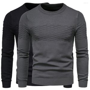 男性用セーターメンズスリムフィットカジュアルシャツ長袖通気性セーターソフトトップニットウェア