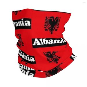 Berets, Albanien-Flagge, Bandana, Halstuch, bedruckt, magischer Schal, Mehrzweck-Gesichtsmaske, Radfahren, für Männer, Frauen, Erwachsene, atmungsaktiv