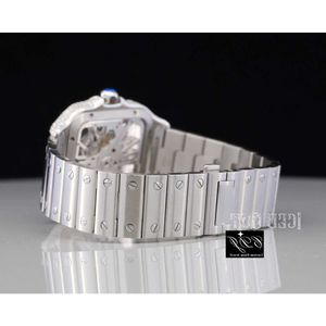 R8KF Iced Out Diamonds Lab Grown Watch Dign Stainls Steel Стильный индивидуальный хип-хоп Роскошный чехол Мужской хип-хоп Big Diamo