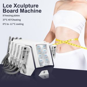 En çok satan 8 arada 1 kriyoterapi buz heykel Soğutma pedleri yağ dondurucu kilo kaybı vücut zayıflama makinesi