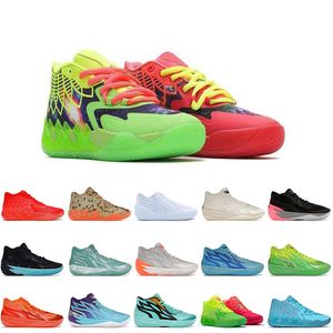 aaa+Качественные баскетбольные кроссовки Lamelo Ball Shoes MB 0,1 0,2 Кроссовки Queen City Fade Supernova Rick and Morty Adventures Honeycomb Мужские спортивные кроссовки на платформе Кроссовки