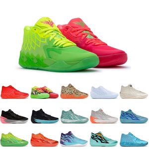 2024 OG Original Basquete Sapato Lamelo Bola Sapatos MB 0.1 0.2 Treinadores Queen City Fade Supernova Rick Morty Adventures Honeycomb Lamelos Mens Sports Sapatilhas Treinadores