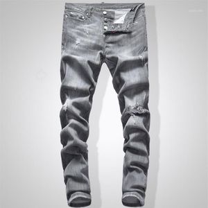 Calça jeans masculina slim fit, cor sólida, hip hop, streetwear, motociclista, 744 #, jeans1258a