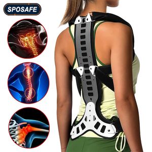 Back Support Spine Back Support Brace Improves Posture Corrector for Men Women Back Shoulder Neck Pain Relief Lumbar Support Straightener 230905