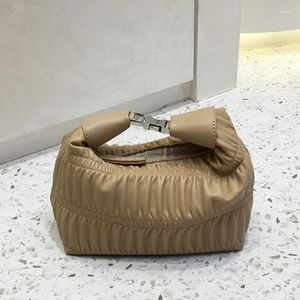 Evening Bags Vintage Hobos For Women Luxury Designers Handbags And Purses 2023 In PU Embroidery Ruffle Small Shoulder Messenger Bag