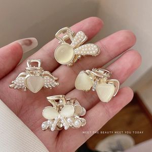 Cat Eyes Stone Min Hair Clip Fashion Kawaii Small Cute Hairclip Clamp Mini Claw Kids Girl Gifts Hairpin Multi-Shape Clip Hair Accessories 2609