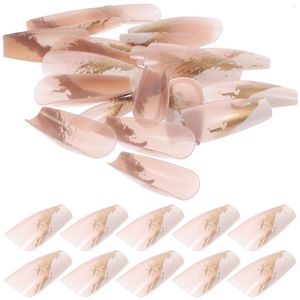 False Nails Women Press Fake Tools Manicure Supplies French Glue Tips Fingernails