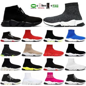 Platform Tasarımcı Sneaker Sock Shoes Hız 1.0 Sıradan Ayakkabı Mens Runner Usta Kadın Spor Ayakkabıları Klazik Trainer 36-46