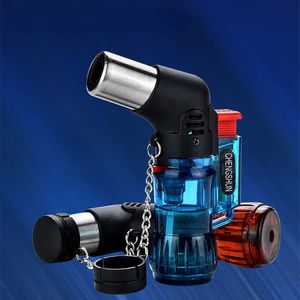 New high-fire inflatable lighter igniter cigar spray gun barbecue welding smoking accessories gift 36OY