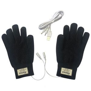 Five Fingers Gloves Winter Outdoor Fishing Heated Full Finger Mittens Portable USB Electric Heating Gloves Windproof Soft Gloves Sports Hand Warmer 230906