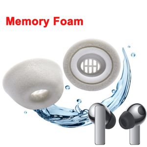 Hörlurstillbehör 2 buah 1 pasang ujung telinga busa memori untuk freebuds pro eartips vivo tws2 earbuds tips antiselip filter debu buller avbrytande 230905