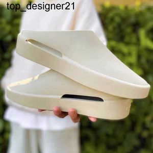 Nya skor dimma tofflor män kvinnor glider designer sneakers california slip på toffel mandel cement betong grädde havre herr kvinnor tofflor