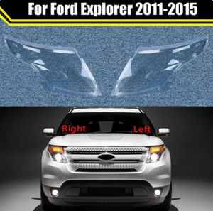 Für Ford Explorer 2011-2015 Scheinwerfer Kunststoff Abdeckung Transparent Lampenschirm Scheinwerfer Abdeckung Objektiv Glas Scheinwerfer Shell