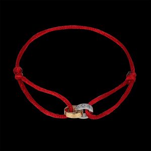 Bangle Lanruisha Simple stainless steel two circle crossed Bracelet woven with different color rope style hand make unisex jewelry 230906