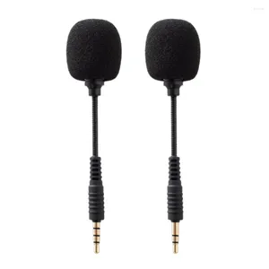 マイク2 PCS MICPHONE MINI MINI MIMICROPHONE DENOISE SOUND CARD LIVING SINGing Sponge Mobile