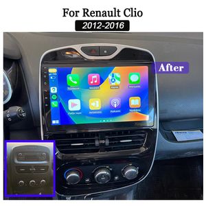 Carplay para Renault Clio4 2012-2016 Estéreo 10,1 polegadas Android 13 Tela reprodutor multimídia Carro Vídeo Áudio Receptor de rádio GPS Unidade principal de navegação DVD para carro