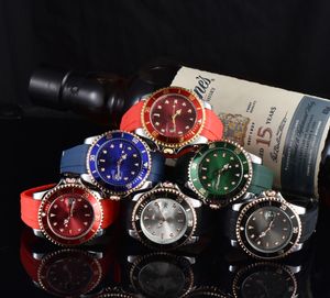 2023 Nowy luksusowy kwarc Watch Wysokiej jakości najlepsza marka Zegar czasu Gumowy Pasek Męski luksusowy jakość moda jest warta posiadania