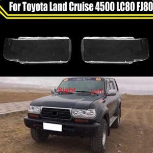 For Toyota Land Cruise 4500 LC80 FJ80 Headlamp Case Car Front Headlight Cover Glass Lamp Shell Lens Glass Caps Light Lampshade