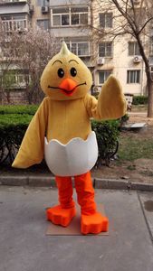 Yumurta Chick Maskot Kostüm Özel Süslü Kostüm Anime Kit Maskott Tema Fantezi Elbise Karnavalı Costume41142