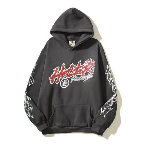 2023 Nowy męskie bluzy bluzy Hellstar Hoodie Vintage w trudnej sytuacji Graffiti Graffiti Drukuj luźne mody High Street Para Pullover Designer