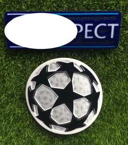 Nowe mistrzów Ball Ball + Patch Patch Football Football Patches Baciders, Soccer Hot Stamping Wzór Dostosuj nazwę i numer