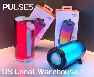 Luidsprekers Pulse 5 Draadloze Bluetooth-luidspreker PULSE5 Waterdichte subwoofer Basmuziek Draagbaar audiosysteem Lokaal magazijn