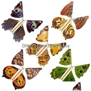 Magic Butterfly New Flying Change med tomma händer dom Props tricks C3905 Drop Delivery Dh5ji