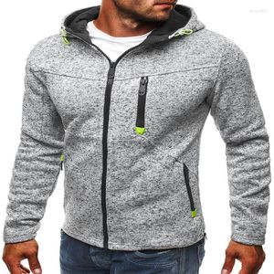 Giacche da uomo Athleisure Felpa jacquard Cardigan in pile Giacca con cappuccio Pullover per uomo Felpa con cappuccio manica lunga Blu Grigio Nero Abbigliamento