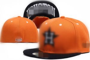 NUOVI berretti aderenti classici di dimensioni firmate Cappello Houston H Cappelli da baseball Squadra di baseball per adulti Uomo e donna Completamente chiuso aderente Taglia 7-8 H6