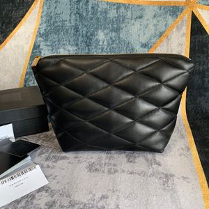 7A+ Designer Clutch Bags Cowhide Genuine Leather Evening Purse Plain Handbags 26cm High Imitation With Box