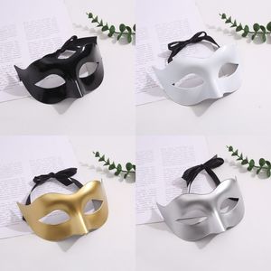 Maschera BMW per feste da uomo minimalista di Halloween. Maschera inutile da uomo a testa piatta, mezza faccia. Maschera Zoro