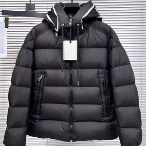 Mens down jacket puffer coats winter stylist coat parka hooded thick womens feather windproof outerwear cold protection badge decoration multicolor size m-5xl