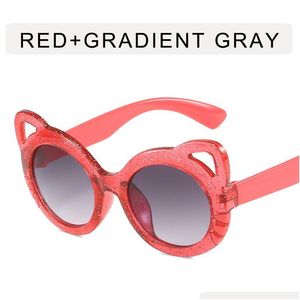 Sunglasses For Kids Acrylic Transparent Cat Ear Cute Summer 2023 Trendy Party Items P Ograph Show Decor Pink Gray Blue Black Color D Dhnpo