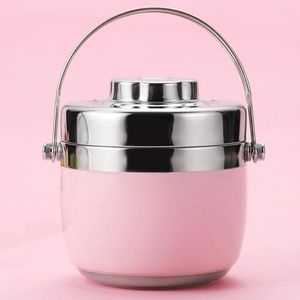 Japanese Thermal Lunch Box for Kids - Portable Stainless Steel Bento and Fruit Container for Picnic, Camping, and dinnerware sets without mugs Storage (2023)