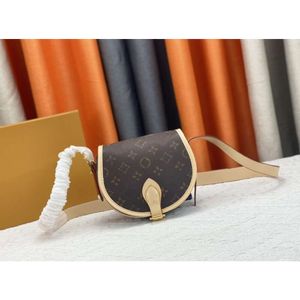 Klassische neue Satteltaschen aus echtem Leder, Luxus-Designer-Monogramme, Damen-Geldbörsen, Reißverschluss, Schulter-Umhängetasche, TAMBOURIN-Kartenhalter für Damen