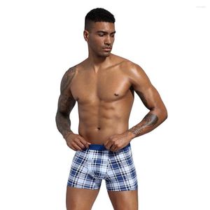 Underbyxor 5 Pack -herrboxare Shorts Bomull Sexig underkläder man stammar trosor manliga för män boxershorts cueca