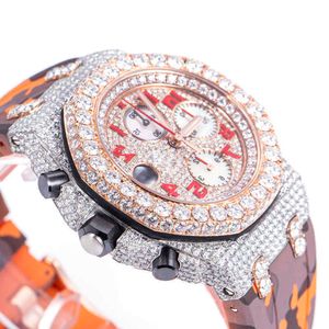 LKEP Top Brand Custom Dign Men Woman Luxury Hand Set Iced Out Diamond Mois