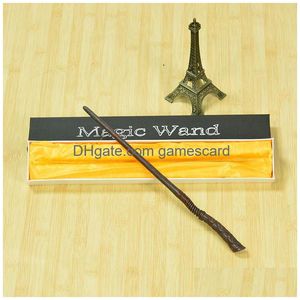 Magic Wand Creative Cosplay 30 Styles Hogwarts Ed Series New Upgrade harts Icke-luminös magisk för Box Gift Drop Delivery Dhj0y