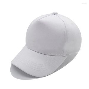 Ball Caps Arrival 55-57cm Adjustable Hat Children's Snapback Baseball Cap Solid Color Cotton Sun (Extra Cost For Custom Logo)