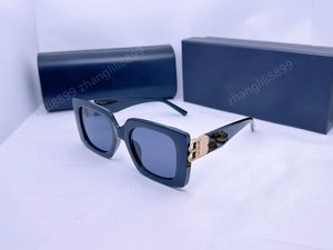 Luxus-Designer-Sonnenbrille, Mann und Frau, rechteckig, Bb-Sonnenbrille, Unisex, Designer-Schutzbrille, Strand-Sonnenbrille, Retro-Rahmen, Luxus-Design, UV400, mit Box, sehr gut
