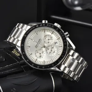 Omeg Wrist Watches for Men 2023 New Mens Watches All Dial Work Quartz Watch High Quality Top Luxury Brand Chronograph Clock men Fashion speedmaster Steel Belt style