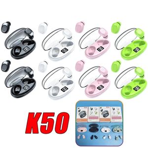 K50 Trådlös Bluetooth -headset Earphones With Microphone Touch TWS Game Earbuds för iPhone Xiaomi Lenovo hörlurar