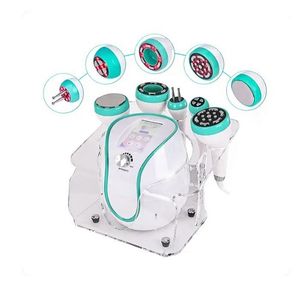 Partihandel Desktop 5 i 1 80K RF S Body Shape Ultrasonic 80 KHz Fat Cavitation Vakuum RF Machine för kroppsskulptur