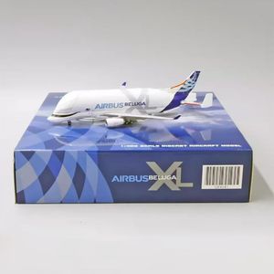 Modelo de carro fundido escala 1400 330 A330 A330-743L F-WBXL BELUGA LH4141 Airlines Avião Modelo Alloy Aircraft Réplica Modelo Brinquedo para coleção 230906