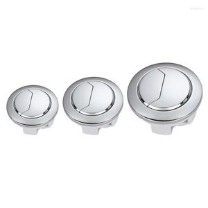 Bath Accessory Set Toilet Push Button Flush Valves Double Flushing Replacement Round Easy To Install 594C