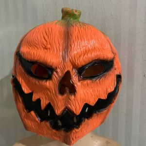 Halloween Cosplay Pumpkin Mask Latex Spooky Party Costumes For Men and Women Scary L248