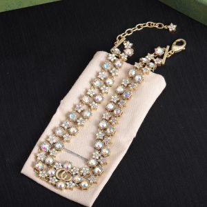Diamond Brand Flower Full Star Necklace Wedding Gift Designer Jewelry