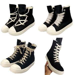 High Low Top Leather Boots Woman Sneaker Milk Flavor Flat-bottom Shoe Ing Lace Up Couple Leathers Lining Rubber Sole Size 35-47