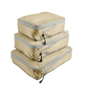 Storage Bags Travel Luggage Organizer Compression Packing Cubes for Carry on Large Capacity Suitcase Set Waterproof 230906