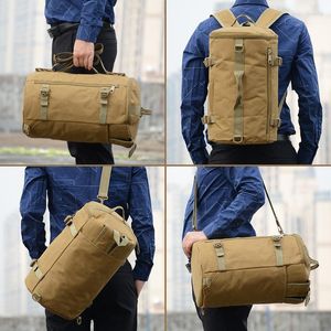 Duffel Bags Large Capacity Outdoor Portable Messenger Bag Sports Fitness Backpack Men's Business Trip Short Luggage